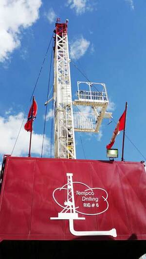 Tempco Leduc's gleaming, powerful, well-maintained Rig 6 